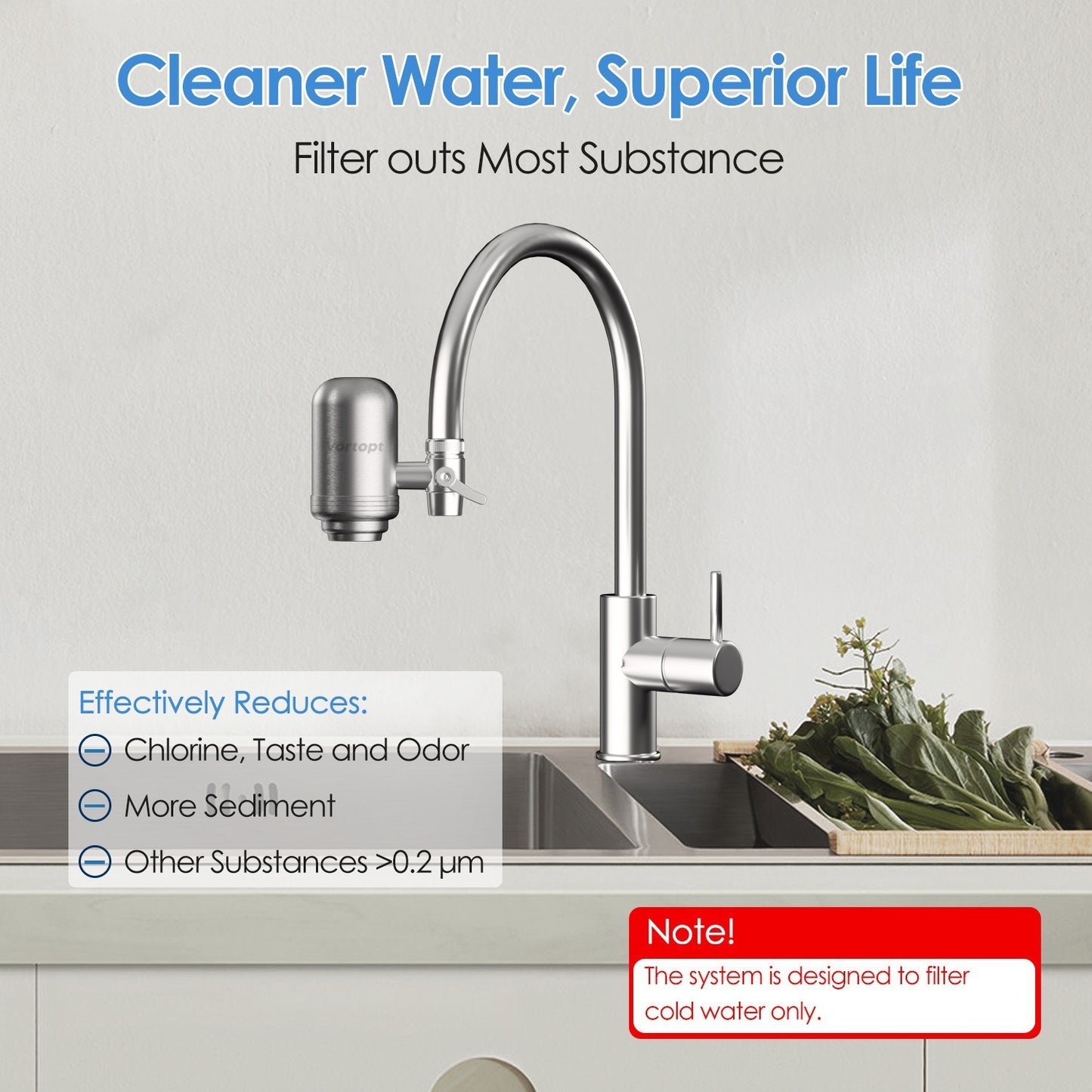 Faucet water filter