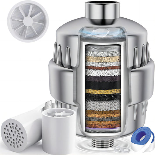 Multi-Stage Shower Water Filter
